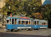 cPM Zurchertram Zweiachser Anhangerzug Linie 14 Be 2 2 1009 B2 679 