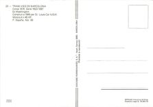 cPM Tramvies de Barcelona Cotxe 1676 