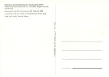 CPM Chemins de fer Electriques Veveysans Locomotive He 2 2 1 and coaches BD 206 and B 203 