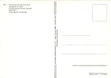 CPM Funicular de Gelida Cotxes construits 