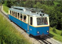 CPM Montreux Glion Naye electric rack railcar Bhe 24 205 