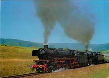 CPM IG 41018 oil burning steam locomotive for fast freight service 