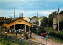 CPM Musee des Transports de Pithiviers Loiret La Gare du Tortillard 
