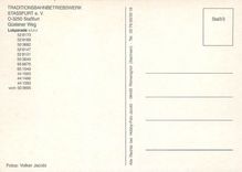 CPM Traditionsbahnbetriebswerk Stassfurt eV 0 3250 Gustener Weg 