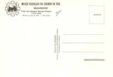 CPM Mulhouse Train de l'epoque Second Empire 