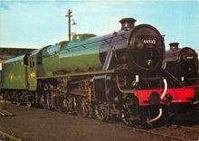 CPM Stanier LMS Class 5 4 6 0 No 44932 was built in Horwich in 1945 