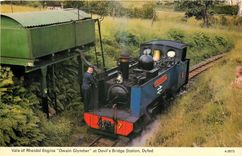 CPM Vale of Rheidol Engine Owain Glyndwr at Devil's Bridge Station Dyfed 
