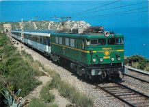 CPM Electric locomotive for multiple purpose 269 101 2 near Vilanova e la Geltru 