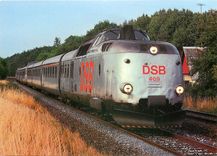 CPM Dieselhydraulic multiple unit MA 469 near Borkop Station 