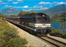 CPM Locomotive BB 67549 on the Briancon 
