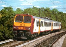 CPM CFL electric multiple unit classe 2000 near Wasserbilig 