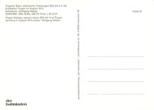 CPM Trogen Railway electric railcar BDe 4 4 14 at Trogen Terminus 