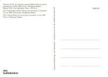 CPM CFV railcar Billard 213 arriving at Lamastre 