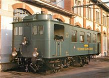 CPM Uerikon Bauma Railway Steam railcar CZm 1 2 31 