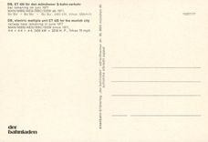 CPM DB electric maltiple unit ET 420 for the Munich City 