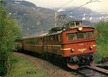 CPM Locomotive 9 2064 on the Flams railway near Vatnahalsen 