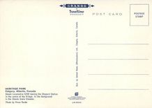 CPM Heritage Park Calgary Alberta Canada Steam Locomotive 6269 