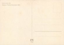 CPM Lokomotive der Western Pacific Eisenbahn 1864 