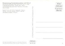 CPM Locomotive 62 1015 7 