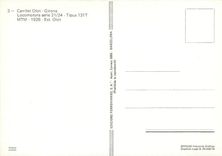 CPM Carrilet Olot Girona Locomotora serie 21 24 Tipus 131T 