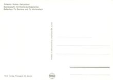 CPM Schweiz Berninabahn mit Moreratschgletscher Bellavista Piz Bernina und Piz Morteratsch 