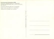 CPM Schweizerische Sudostbahn Electric motor coach ABe 4 4 11 Burghalden 