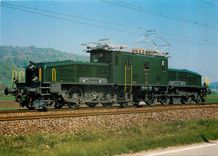 CPM Locomotive Be 6 8 11 13254 shown at the Swiss Transport Museum Lucerne 