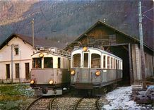 CPM Blonay Chamby Museumbahn Region Montreux Vevey BCFeh 4 4 6 