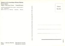 CPM Blonay Chamby Museumbahn Region Montreux Vevey BCFeh 4 4 6 