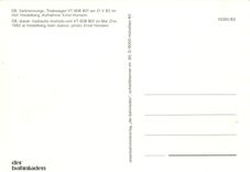 CPM Diesel hydraulic multiple unit VT 608 801 at Heildelberg main station 