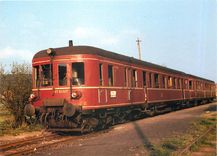 CPM Diesel hydraulic rail car VT 60 507 at Unterbibert Rugland 