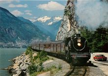 CPM Royal Hudson along Howe Sound The Iron Horse pictured here along Howe Sound 