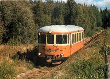 CPM Narrow gauge railcar YP 900 near Hultsfred 