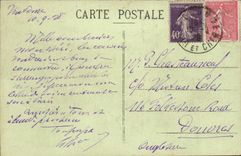 Vendome CPA Church of the trinity seen of the public garden