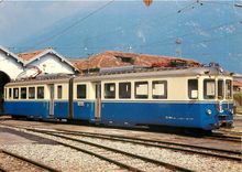 CPM Electric motor coach Be 6 6 33 Sempione 