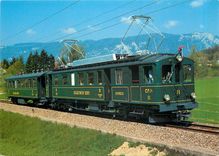 CPM Regionalverkehr Bern Solothurn Historic train Cfe 4 4 11 and C4 61 
