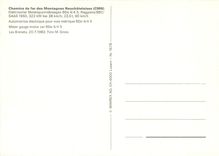 CPM Chemins de fer des Montagnes Neuchateloises Meter gauge motor car Bde 4 4 5 