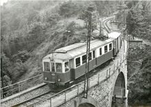 CPM Train mixte pres de Capuccio 