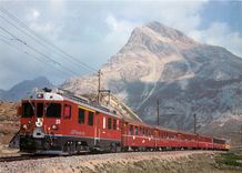 CPM Rhaetian Railway RhB electric rail car ABe 4 4 51 