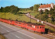 CPM Kurzlebiger Verlegenheits Pendelzug mit den umgebauten SiTB Be 2 4 82 