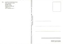 CPM Metro de Barcelona FMT seroe 121 a 132 