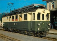 CPM St Gallen Gais Appenzel Aitstatten Bahn Electric meter gauge rack motor coach ABDeh 4 4 3 