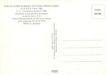 CPM Locomotive diesel CC 8001 