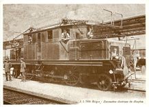 CPM Brigue Locomotive electrique du Simplon 