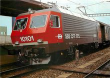 CPM SBB Schnelizugslokomotive Vallee de Joux Re 4 4 IV Nr 10101 