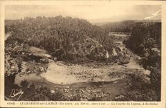 Chambon on Lignon CPA the curve of Lignon has Rocheduc