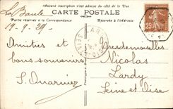 Baule CPA View of the beach towards the casino