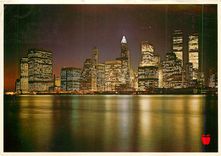 CPM New York City The Incandescent beauty of the downtown Manhattan skyline 
