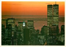 CPM Spectacular sunset over New York City 