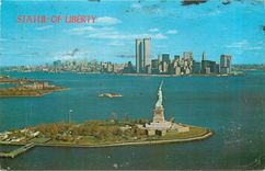CPM Statue of Liberty This famous statue stands on Bedloe's Island in New York Harbor and welcomes v
